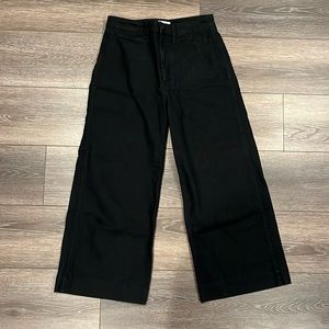 MADEWELL Emmett Wide Leg Crop Pants size 28